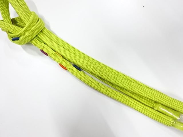 未使用品　正絹　手組帯締め